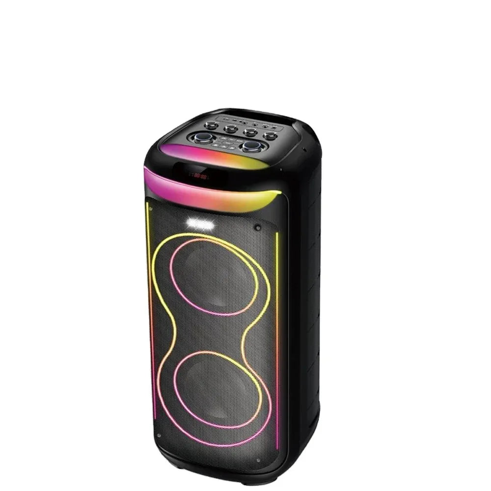Portable Bluetooth Speaker 100W Dual 8-Inch Bass with Wireless Audio My Store
