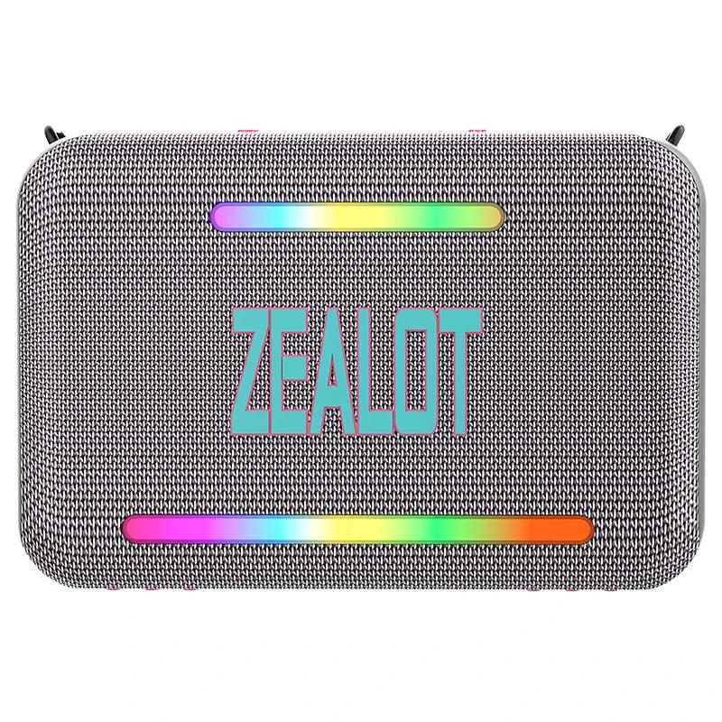 120W Portable Bluetooth Speaker with 360 Sound and RGB LED Lighting Gray My Store