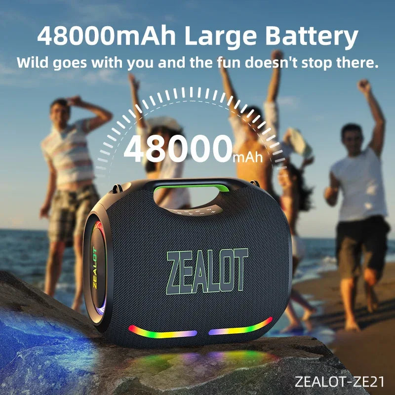 Portable Bluetooth Speaker 250W IPX7 Waterproof 360 Wireless Audio My Store