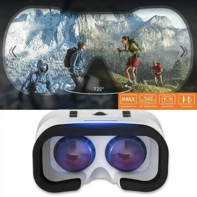 VR Glasses for 4.7-6.0 Inch Smartphones – White 3D VR Headset Tidesmit