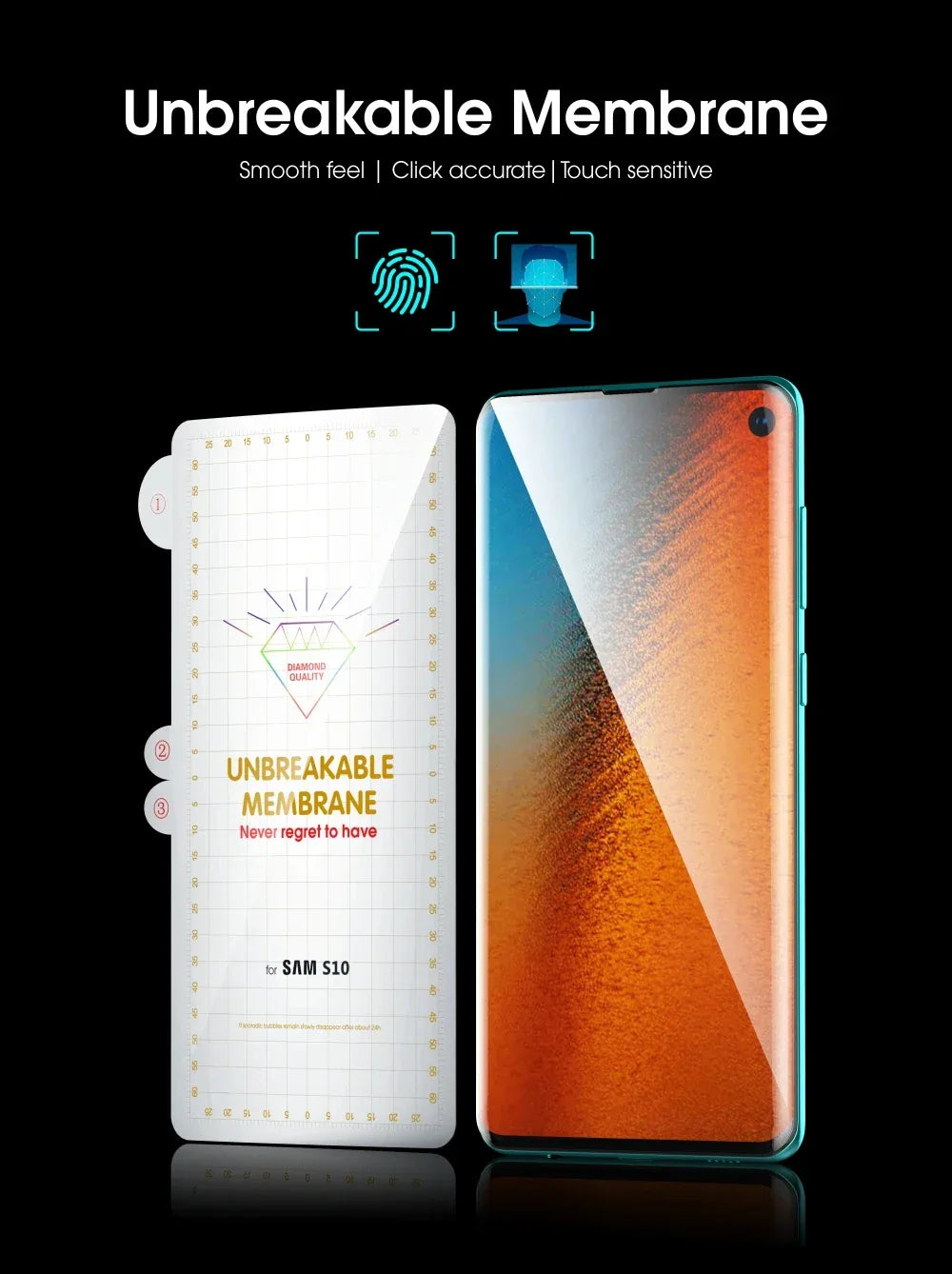 Samsung Galaxy S24 Ultra Screen Protector - 9H Tempered Glass Film Tidesmit