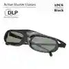 DLP 3D Glasses 144Hz Rechargeable Active Shutter For Projectors Black JX30 Tidesmit