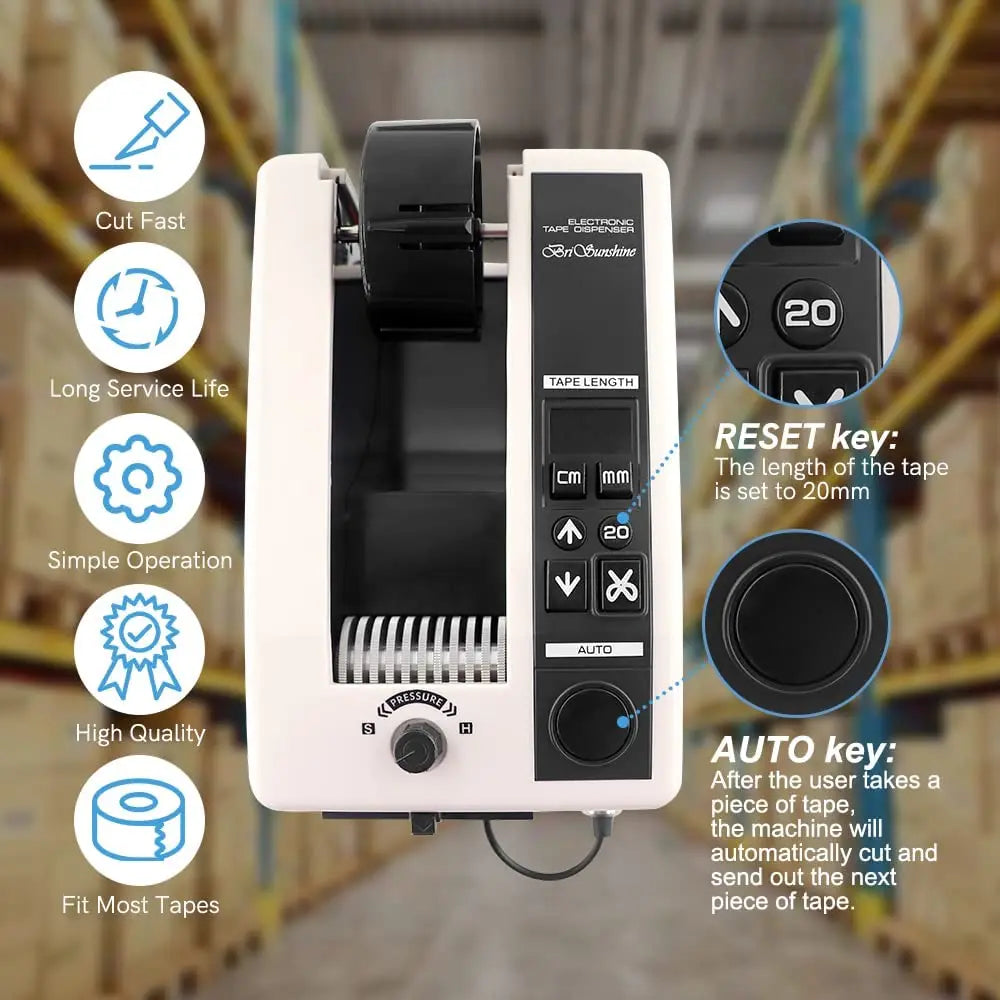 M-1000 Automatic Tape Dispensers Adhesive Non Adhesive Tape Cutter Packing Machine Dispenser Machine