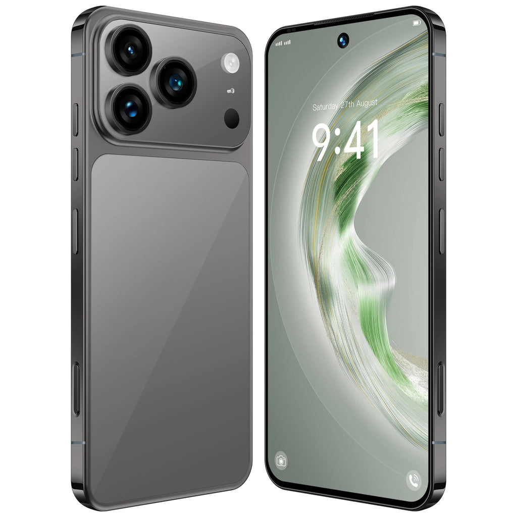 Tidesmit 5G Smartphone, 16GB RAM, 1TB Storage, 7 Inch Display Black 16g 1TB Tidesmit