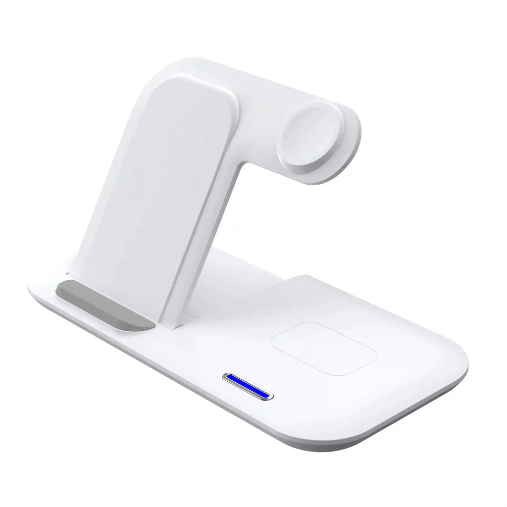 3-in-1 Foldable Wireless Charger - Qi Certified Fast Charging Station Tidesmit