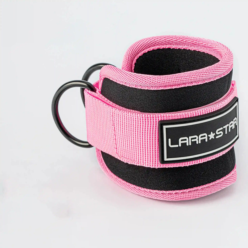 Gym Ankle Straps for Cable Machines - Padded Neoprene by Tidesmit Tidesmit