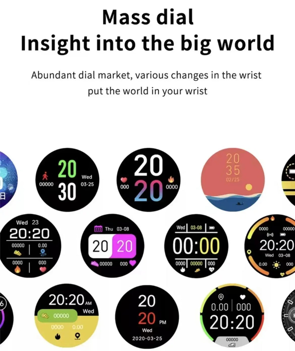 Waterproof Smartwatch Fitness Tracker with Heart Rate & Blood Oxygen My Store
