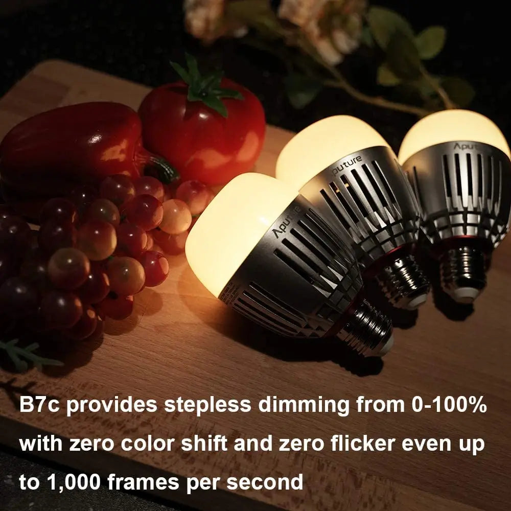 Aputure Accent B7C RGBWW Smart LED Bulb for Content Creation Tidesmit