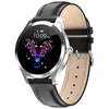 KW10 Waterproof Smartwatch for Women - Gold Stainless Steel Fitness Tracker black with leather strap kw10 My Store