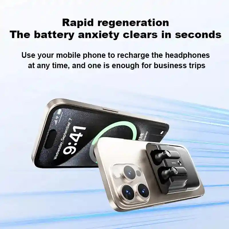 Tidesmit LX-S680 Magnetic Wireless Earbuds with HD Call Quality Tidesmit