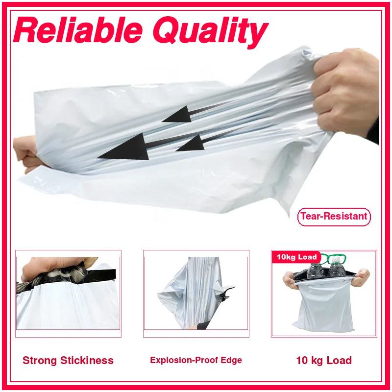 Manufacturer Wholesale Custom High Strength Poly Mailers Waterproof Mailing Envelopes for Long Haul Shipping