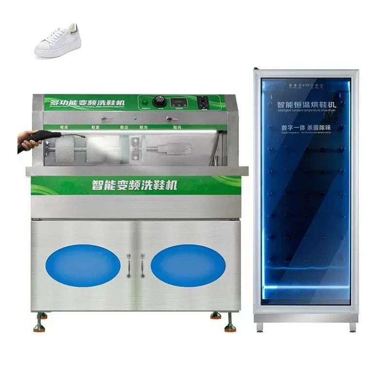 2 in 1 Shoe Washing Machine and Dryer Self Service Shoe Washing Vending Machine Shoes Washing and Drying Machine Mini