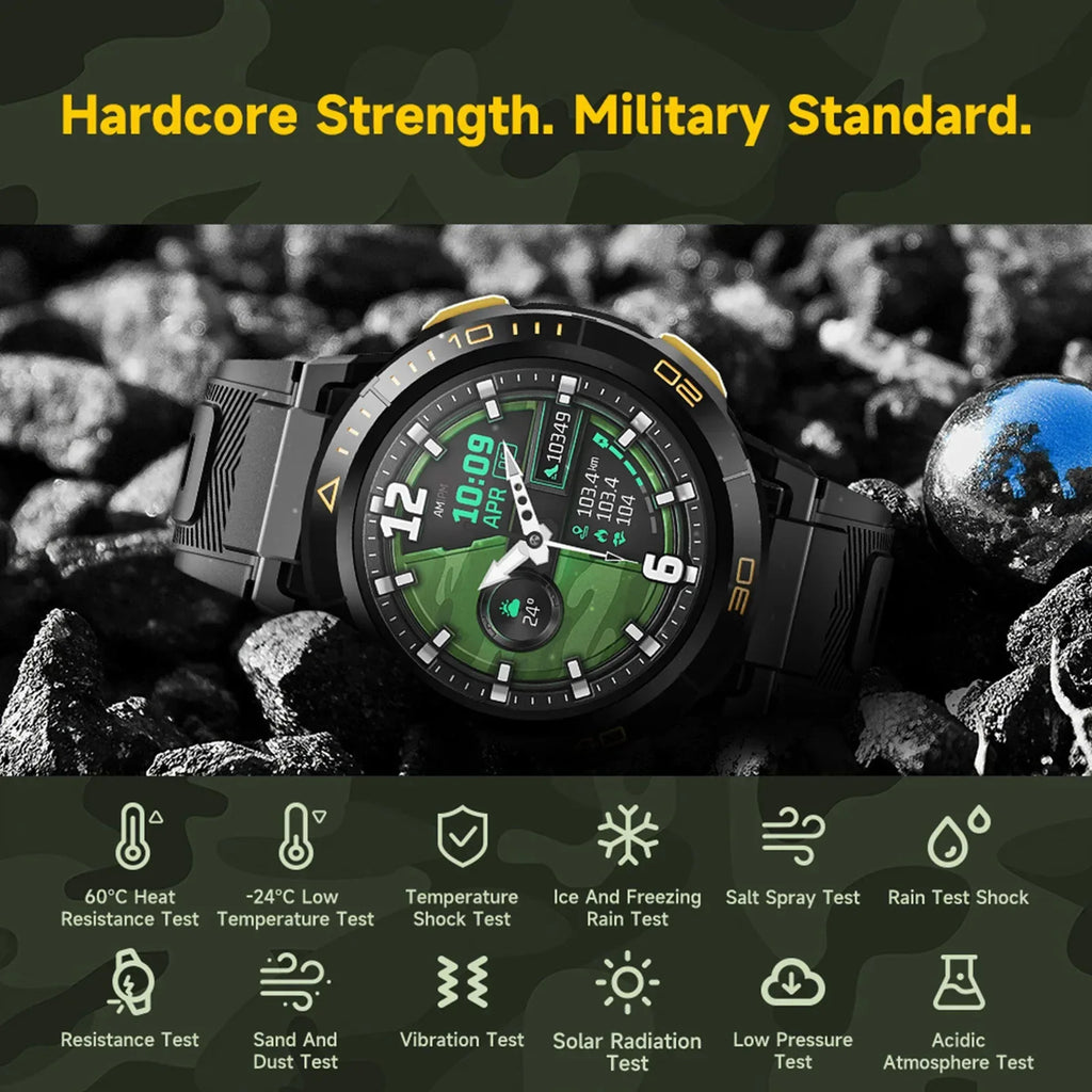 4G Smartwatch N7 Pro with AMOLED Screen, GPS and Fitness Tracker - Black My Store