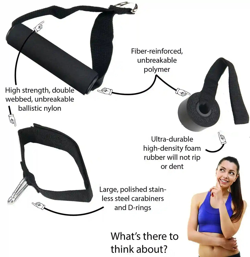 150lb Resistance Bands Set - 11 Piece Professional Home Gym Equipment Tidesmit