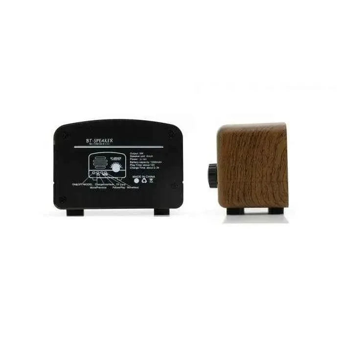 Portable Bluetooth Speaker - Retro Walnut Wood Design - 360 Audio My Store