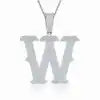 Factory Wholesale D Letter VVS Moissanite Pendant Necklace 925 Silver Platinum Plated Iced Out Custom Name Hip Hop Jewelry