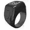 Smart Health Ring F3 - Biometric Heart Rate & Prayer Counter Black F3 Tidesmit