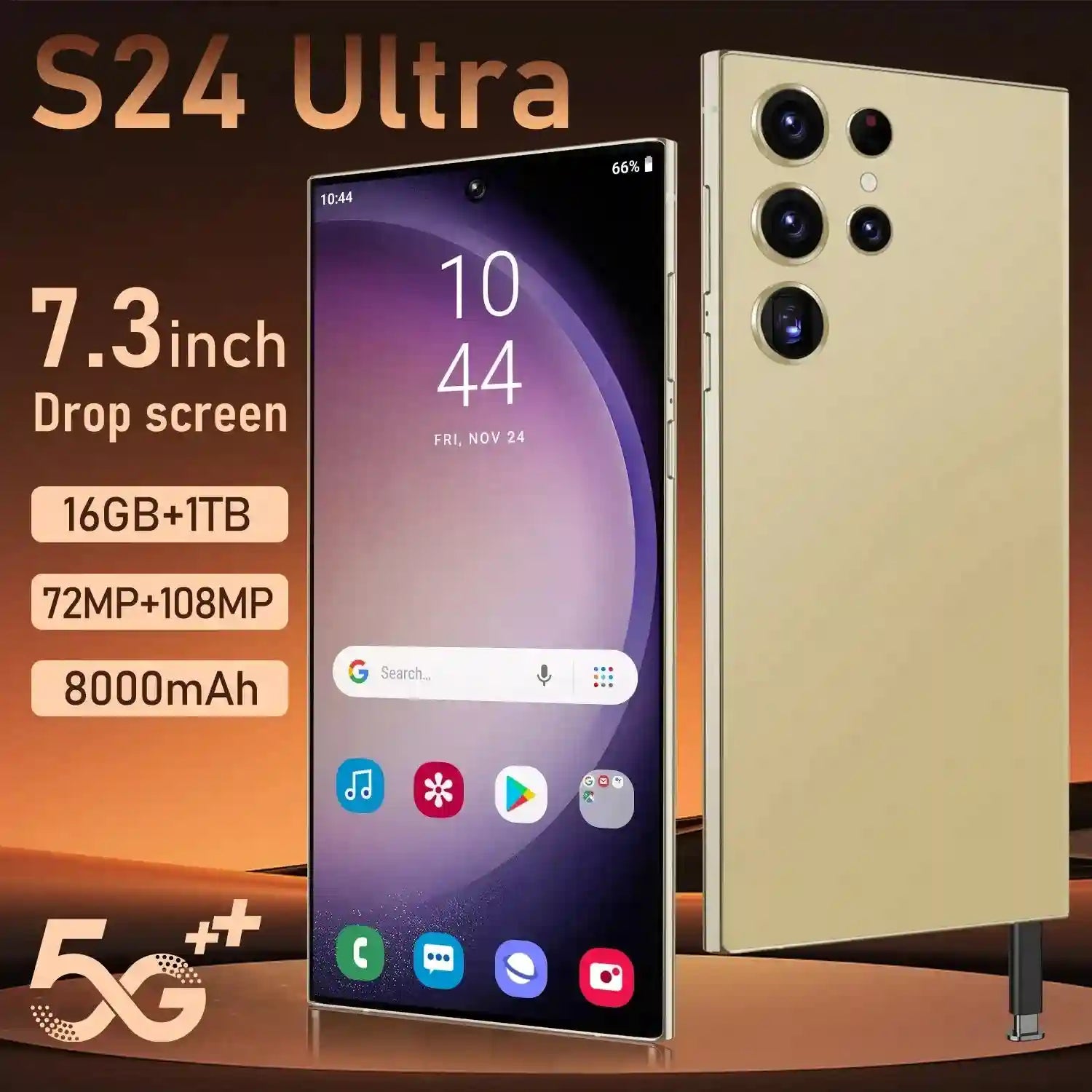 S24 Ultra 5G Smartphone: 16GB RAM, 1TB Storage - Tidesmit Tidesmit