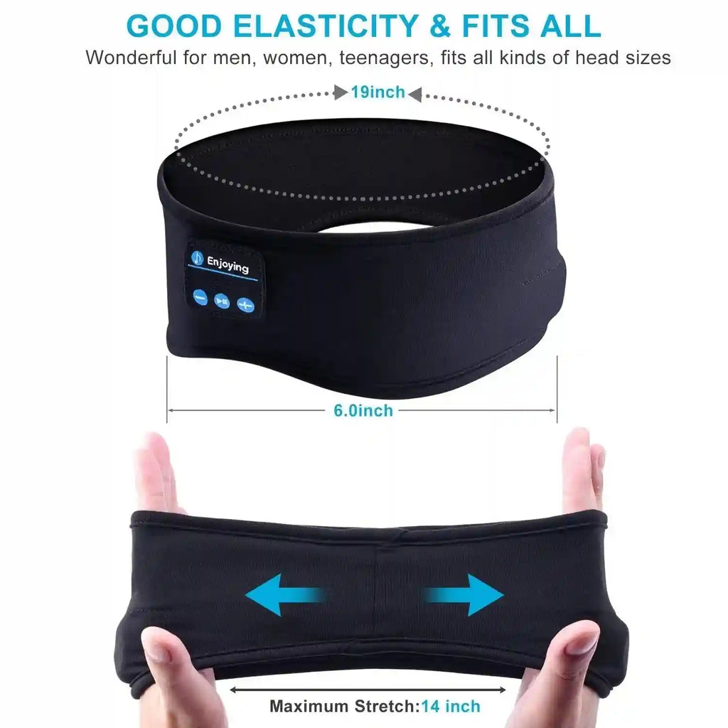 Bluetooth Sleep Headband - Wireless Music & Sports Sweatband (SK-12) Tidesmit