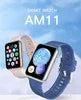 Smartwatch Fitness Tracker AM11 - Heart Rate & Sleep Monitor (IP67) silver+with logo AM11 My Store