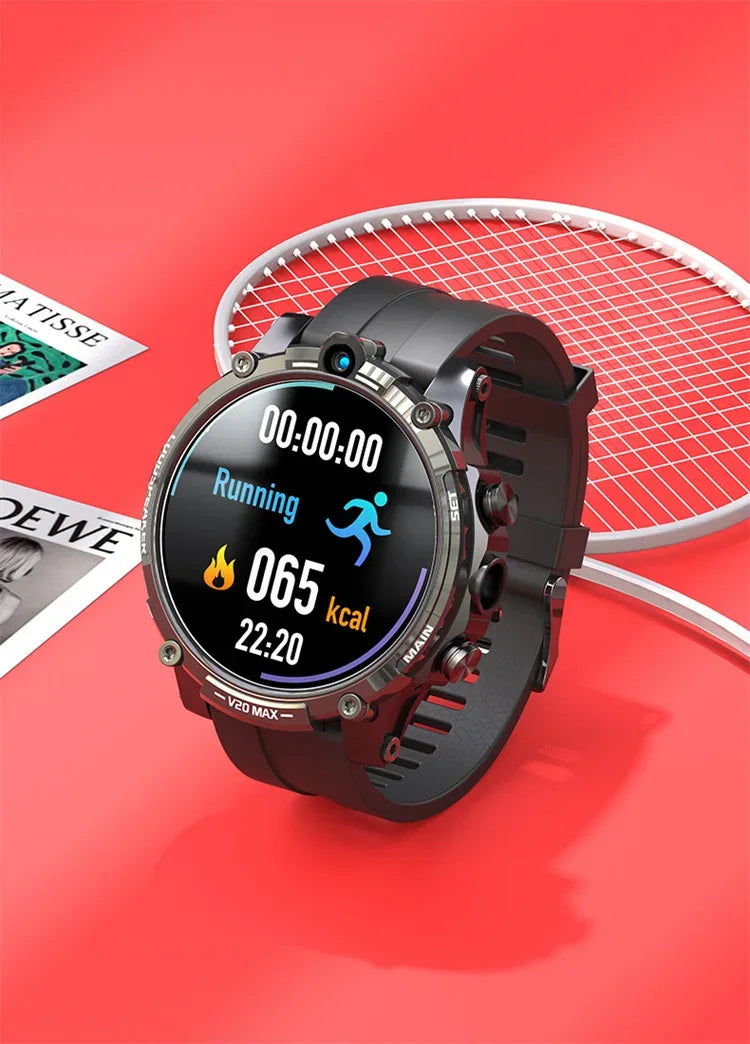 V20 4G Android Smartwatch with GPS, Wi-Fi & Fitness Tracker - Black My Store