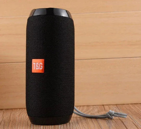 Portable Bluetooth Speaker: Waterproof Wireless Audio with 360 Sound Black My Store