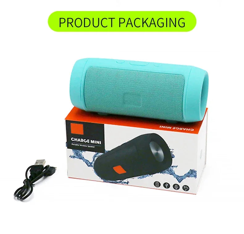 Portable Bluetooth Speaker with 360 Sound and Bass Boost - Black My Store