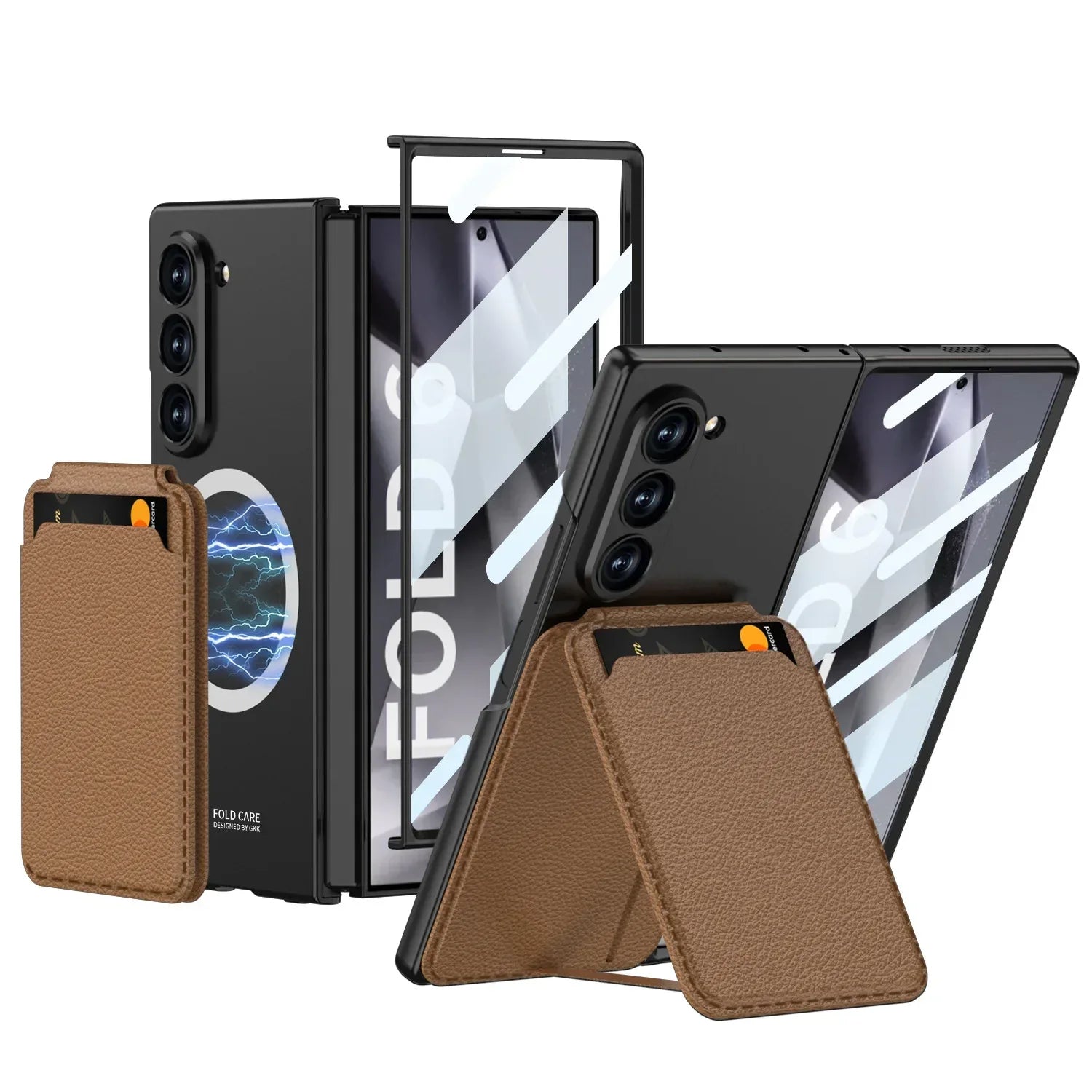Samsung Galaxy Z Fold 6 Screen Protector - Anti-Scratch 9H Glass Brown For Samsung Galaxy Z Fold 6 Tidesmit