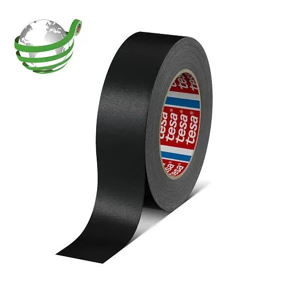 Tesa 4651 High-Performance Cloth Tape  Black Premium Acrylic Coated Colored Cloth Tape