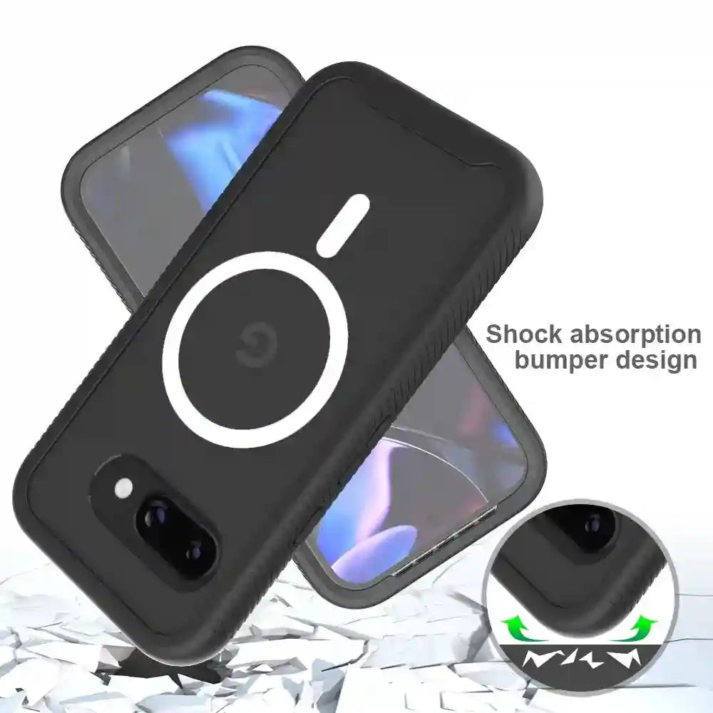 Google Pixel 8A Full Body 360 Leather Case - Durable Anti-Scratch Protection Tidesmit