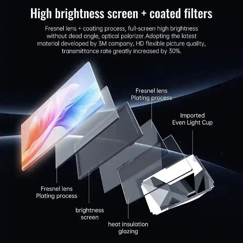 Portable 4K Mini Projector | Full HD Smart Home Cinema by Tidesmit Tidesmit