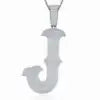 Factory Wholesale D Letter VVS Moissanite Pendant Necklace 925 Silver Platinum Plated Iced Out Custom Name Hip Hop Jewelry
