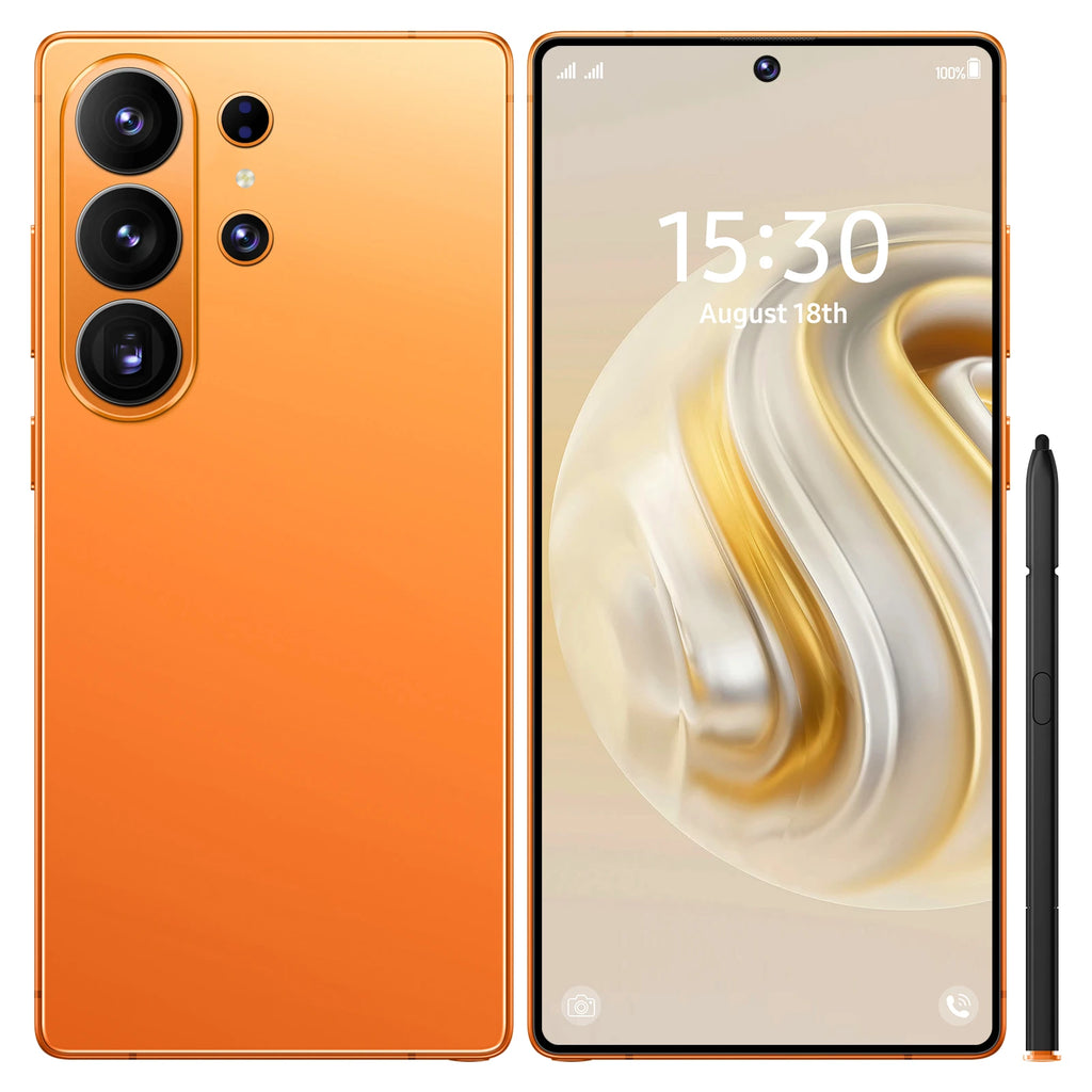 22G+2TB 2026 New Deca Core 5G Smart Phone S26 Ultra Big Screen 7.3 Inch Global CDMA LTE Dual-SIM Dual-standby Built-in Pen 48MP