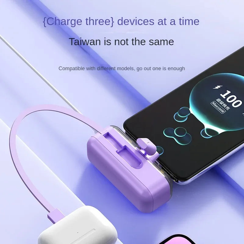 5000mAh Portable Fast Charging Power Bank with LED Display Tidesmit