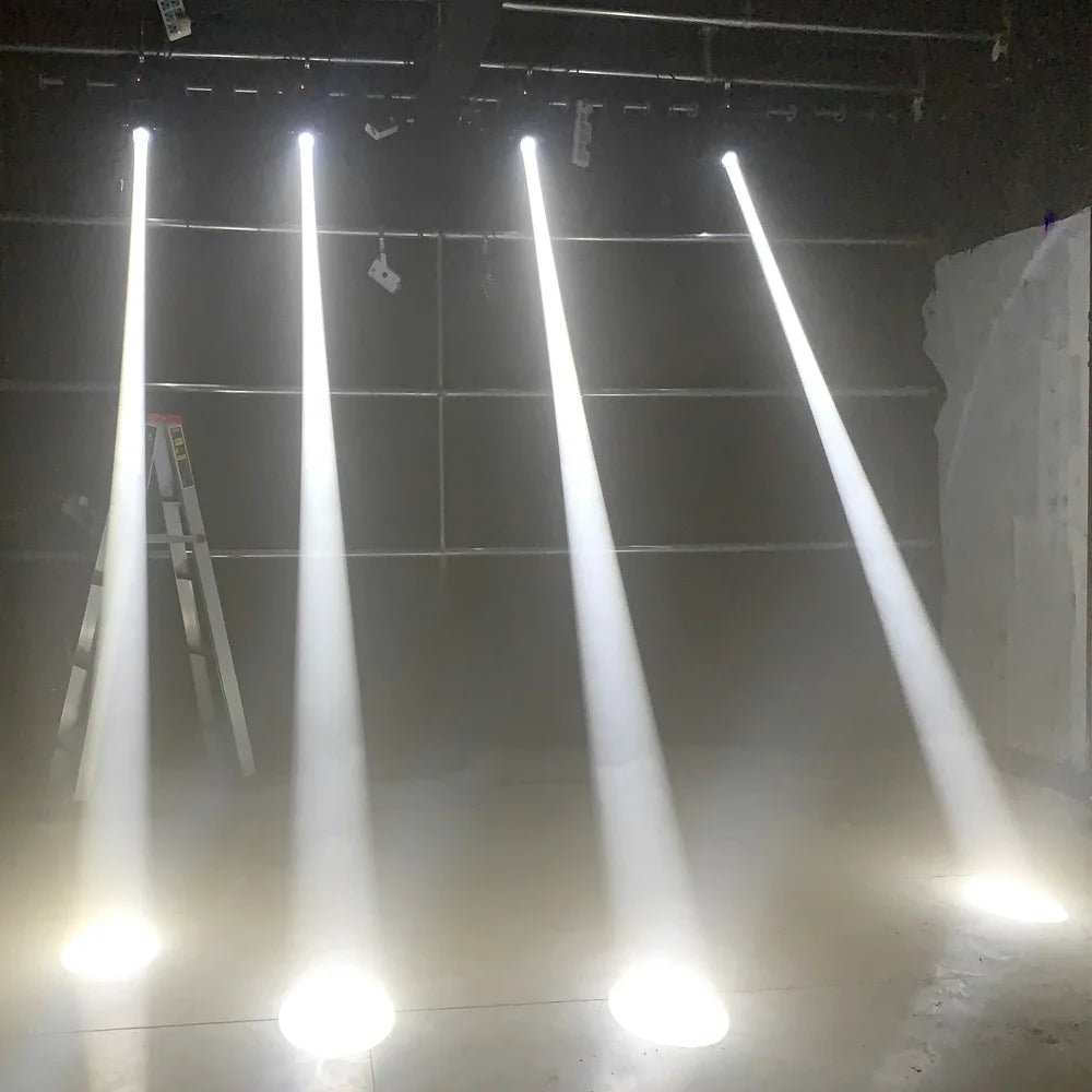 2PCS Mini LED Moving Head Light 120W Beam Spot 8 Rotating Prisms DJ DMX Bar Strobe Stage Effect