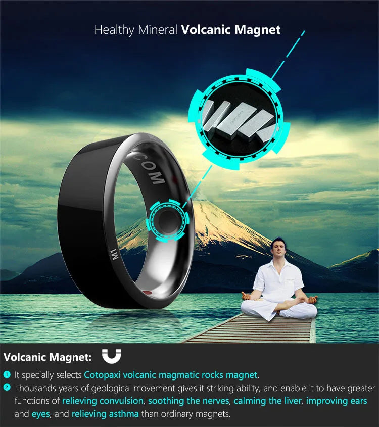 NFC RFID Smart Ring for Access Control - Rewritable CNC Metal Tidesmit