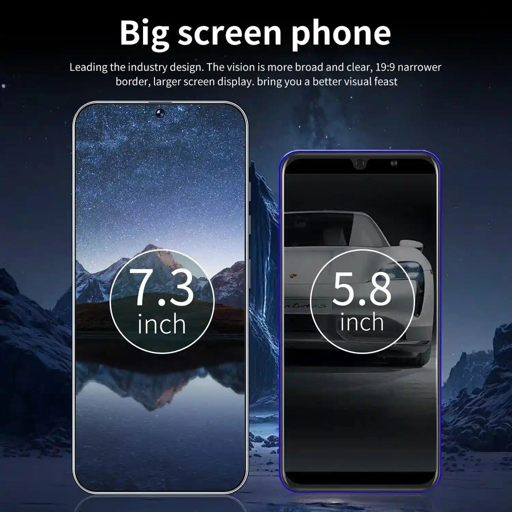 Real High Quality 22+1TB S25 Ultra Big Screen 7.3 Inch New Arrived Smart Mobile Cell Phone S-Pen Cheap Android 15 Mobile Phone Tidesmit