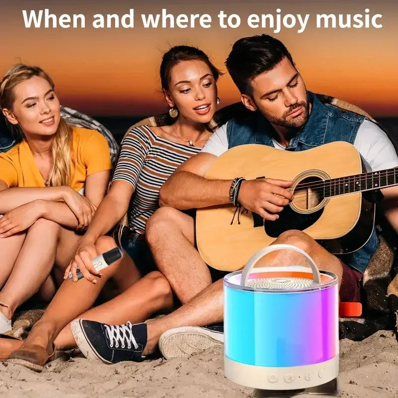 Mini Wireless Karaoke Speaker with Dual Microphones - Portable Bluetooth My Store