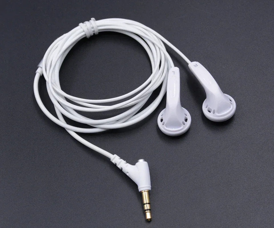 Wired HiFi Earbuds with Mic – Tidesmit Flat Head In-Ear Headphones Tidesmit