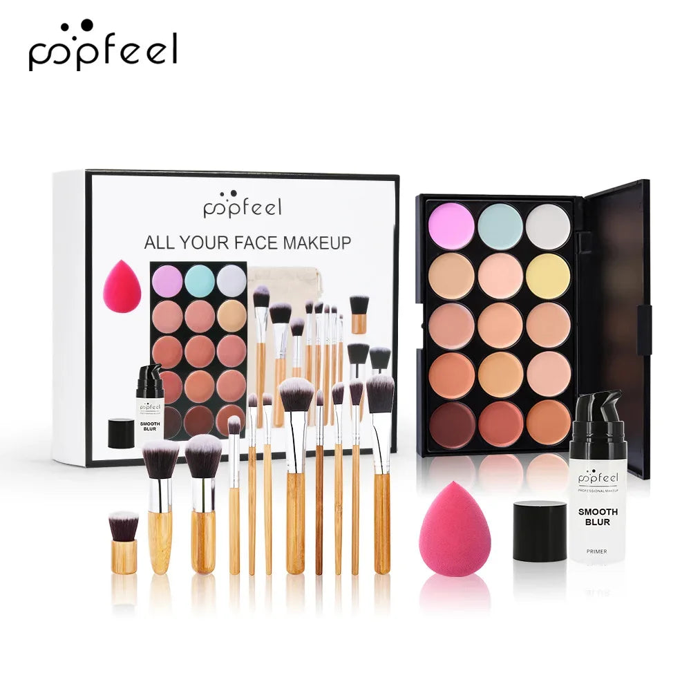 Professional Makeup Kit – All-in-One Salon-Quality Eyeshadow & Lipstick Set Professional Makeup Kits Tidesmit