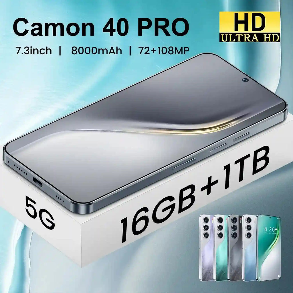 Camon 40 Pro 5G Smartphone 16GB RAM 1TB Storage - High Performance Tidesmit