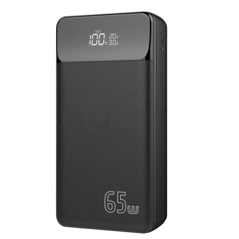 Tidesmit 30000mAh 65W PD Fast Charging Power Bank - Black & White Tidesmit