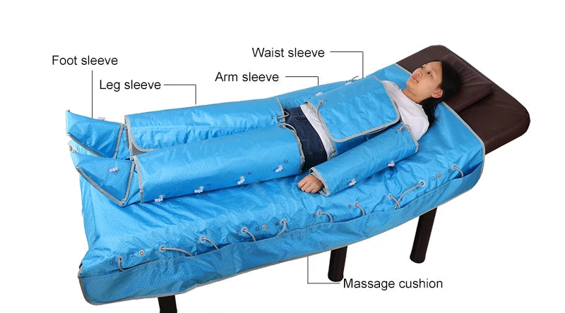 Portable Lymphatic Drainage Machine 3-in-1 EMS Massager with Heat Therapy Body Shaping Massage Equipment Tidesmit