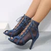 Women Ballroom Latin Salsa Dance Shoes Performance Bachatas Heels Jazz Footwear Dancing Heels 7cm 10cm