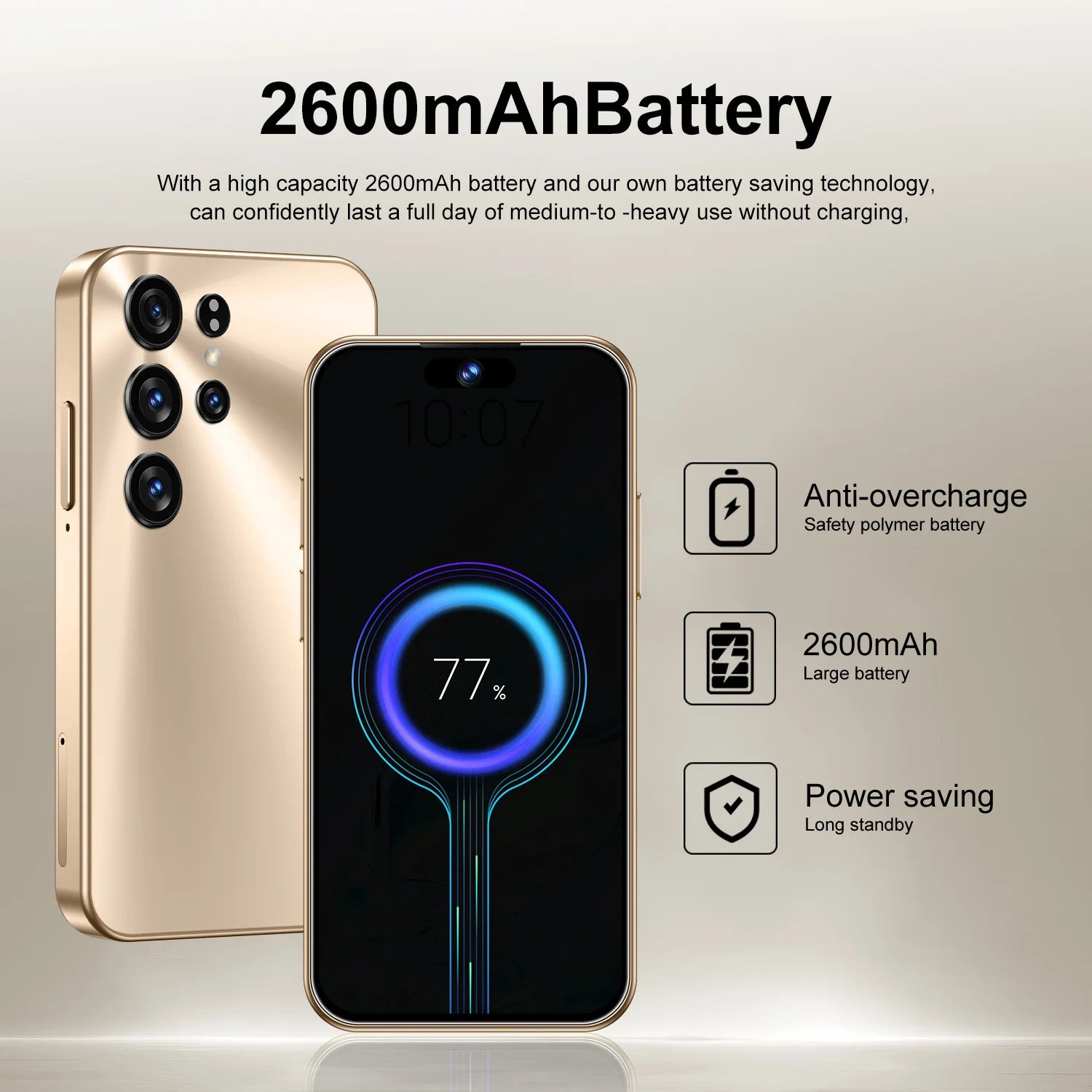Mini 4G Smartphone: 4-Inch Compact Android with 4GB RAM - Gray Tidesmit