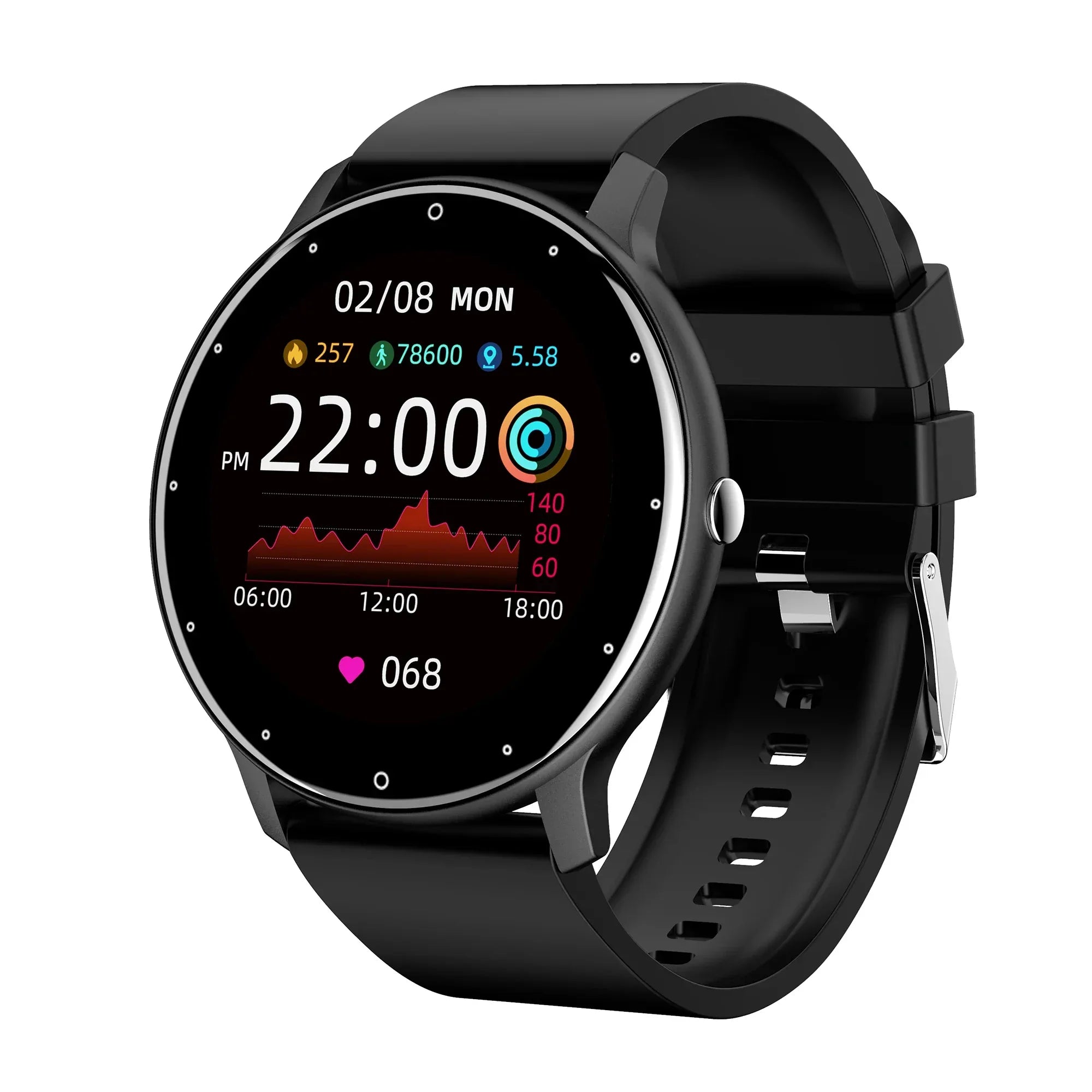 Smartwatch Fitness Tracker with 1.28 IPS Screen & Heart Rate Monitor Blue My Store