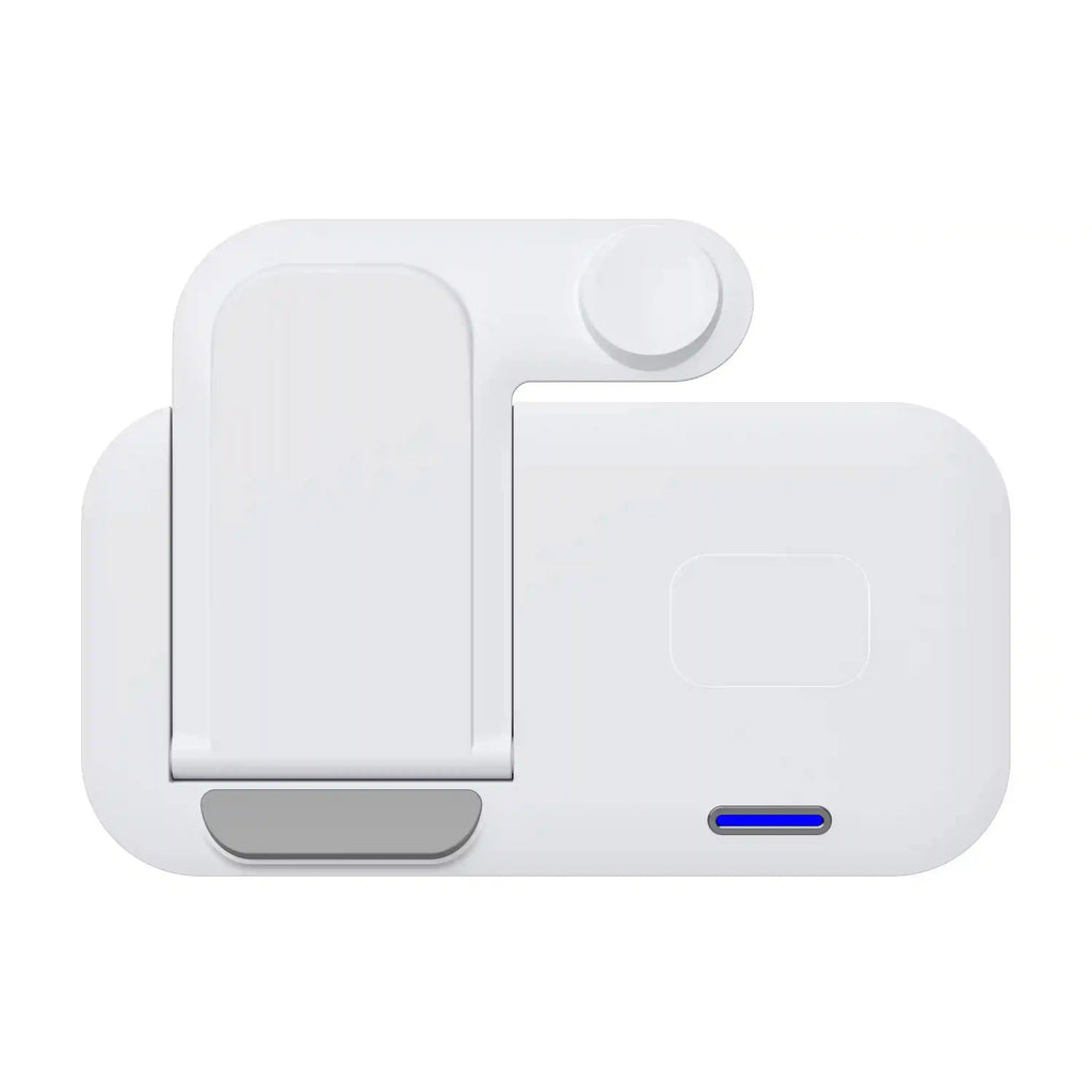3-in-1 Foldable Wireless Charger - Qi Certified Fast Charging Station Tidesmit