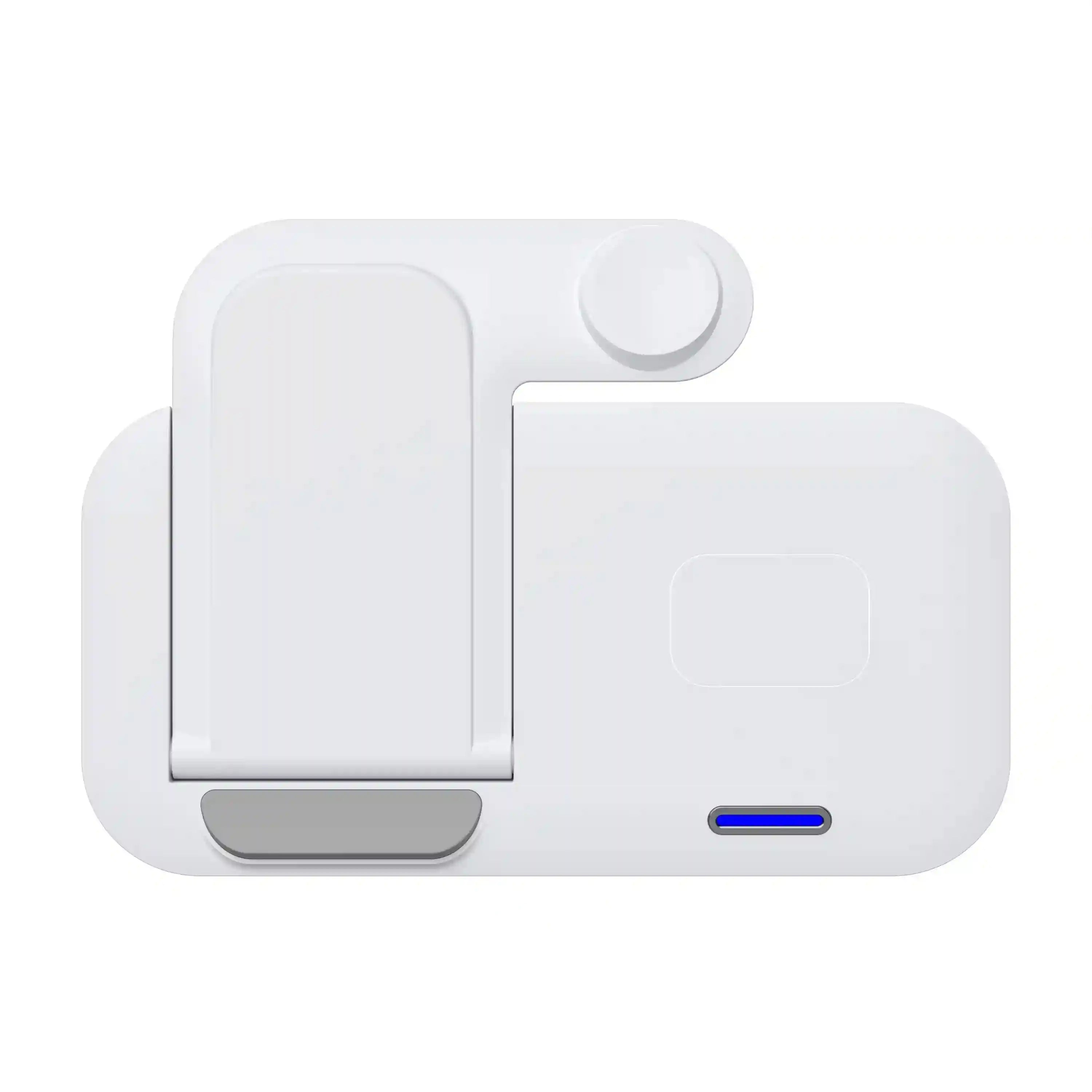 3-in-1 Foldable Wireless Charger - Qi Certified Fast Charging Station Tidesmit