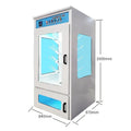 Commercial Stainless Steel Shoe Washing Machine Fully Automatic Multifunctional Washer with Drying for Dry Cleaning Shops