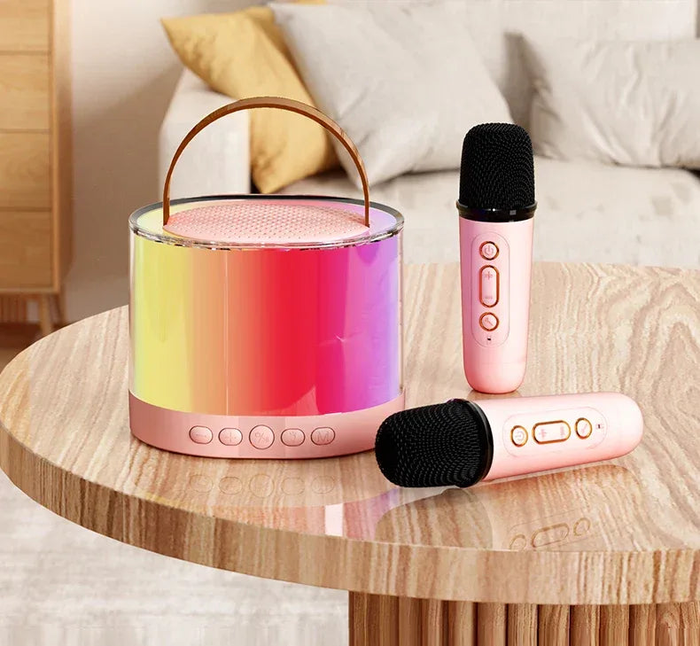 Mini Wireless Karaoke Speaker with Dual Microphones - Portable Bluetooth My Store